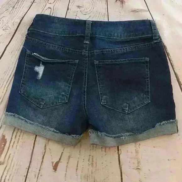 SO Favorite Midi Jean Shorts Blue Size 0 - Picture 2 of 4